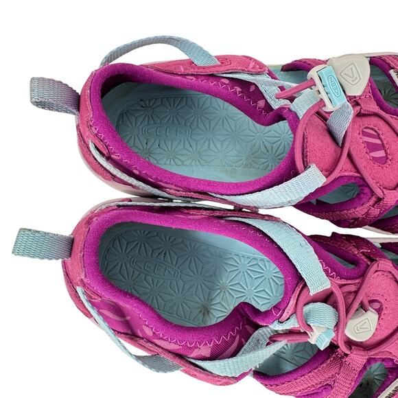 Keen‎ Moxie Sandal Kid's US 4 Purple Cinch Bungee Closed Toe Rubber Sole 1019258 - Picture 5 of 8